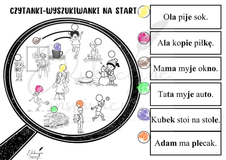 czytanki-wyszukiwanki na start wzór
