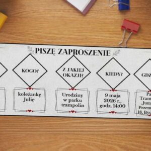 Wylosuj i napisz ZAPROSZENIE