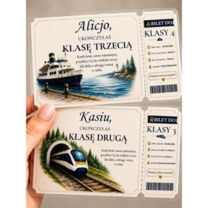 BILETY DO KOLEJNEJ KLASY (1-8) – RÓŻNE WZORY