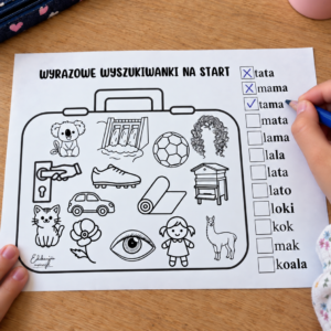 WYRAZOWE WYSZUKIWANKI NA START poziom 1